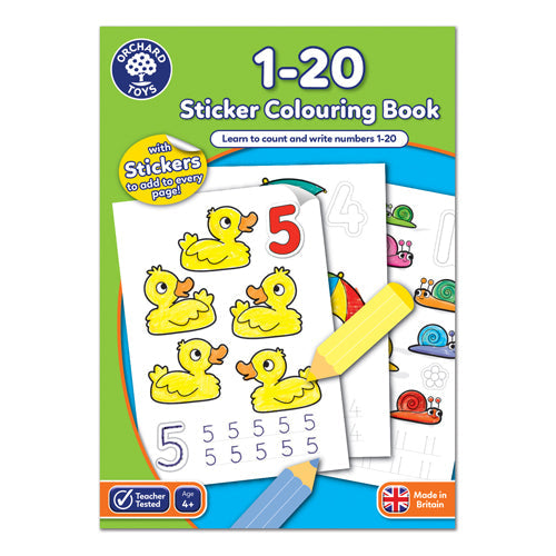 1-20 Colouring Book - Story Play Pick