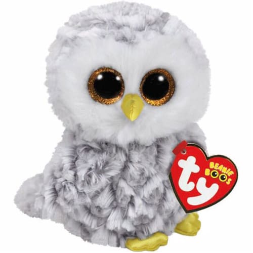 TY Owlette White Owl – Beanie Boos - Cozy Bedtime Buddy