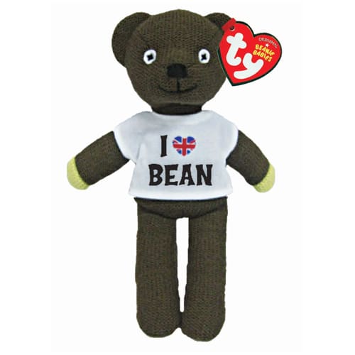 TY Mr Bean T-Shirt Beanie - Bedtime Hug Pal