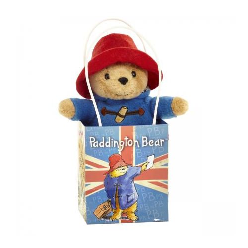 Classic Paddington Bear in Union Jack Bag - Hug Me Friend