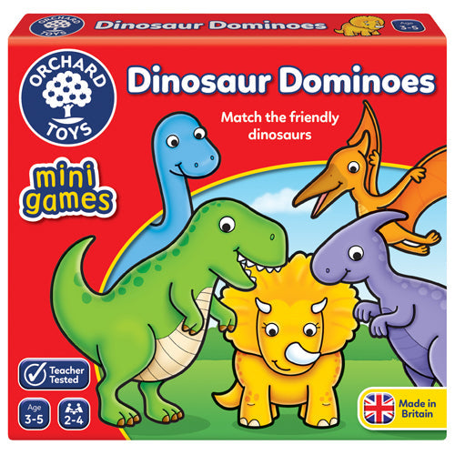 Dinosaur Dominoes Mini Game - Brick Play Pick