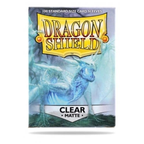 Dragon Shield Matte Clear Sleeves (100) - Clever Play Choice