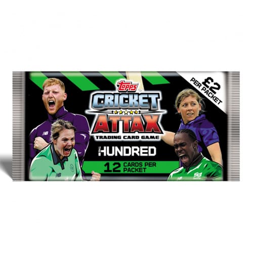 Match Attax: Cricket Attax 2022 The Hundred Card – Booster Pack - Collector Play Pick