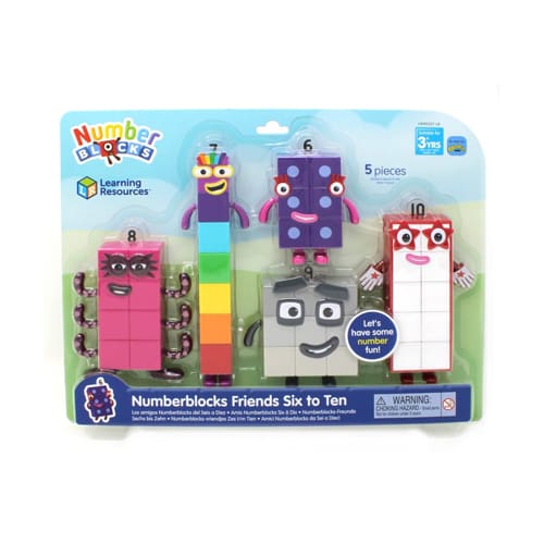 Numberblocks Friends Six to Ten - Colour and Create
