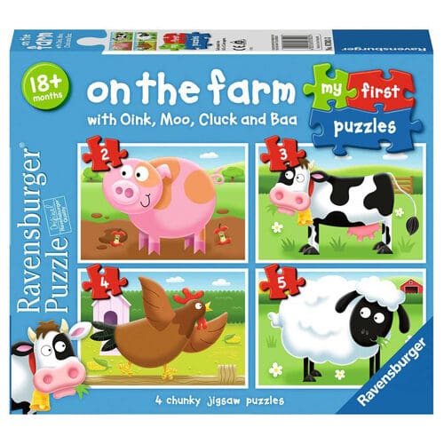 On the Farm My First Puzzles (2,3,4,5pc) - Quick Brain Break