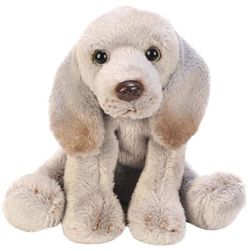 Sitting Weimaraner - Gentle Cuddle Toy