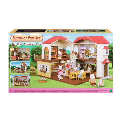 Sylvanian Families Red Roof Country Home - Pretend Play Pick