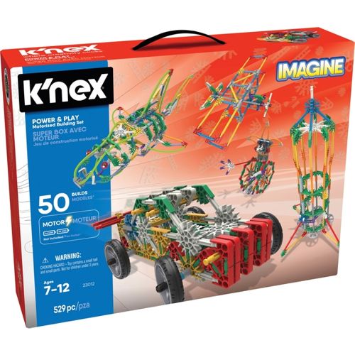 K’nex Power & Play 50 Model Motorised Building Set - Build Play Ready