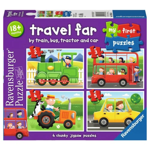 Travel Far My First Puzzles (2,3,4,5pc) - Mind Game Pick