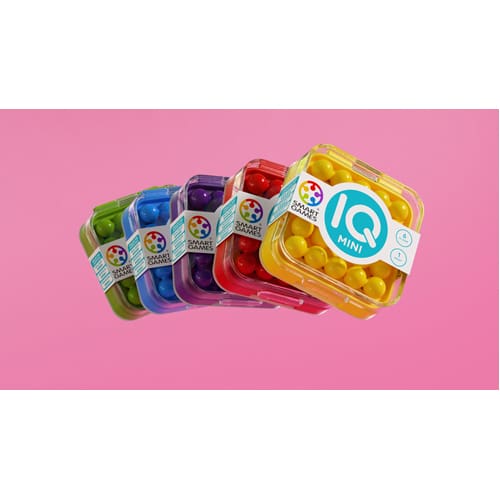 Smart Games IQ Mini – Assorted (One Supplied) - Brain Teaser Fun