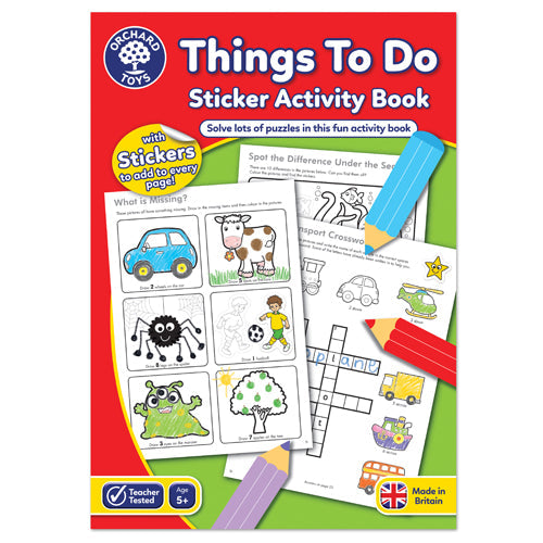 Things To Do Activity Book - Story Shelf Choice